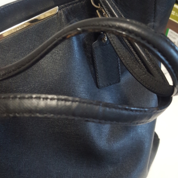 COACH Shoulder Tote Bag Zip -Top Closure - Picture 5 of 8